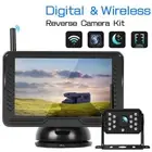 1080P Digital Wireless Rear View Backup Reverse Camera 5" Monitor For Truck Bus