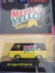 M2 Machines Coca Cola 1967 Dodge A100 Panel Van Mello Yello 1 of 750 CHASE
