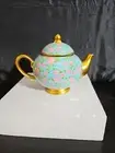 Alice and Wonderland Collector's Cookie Jar Teapot "looking glass" Disney New
