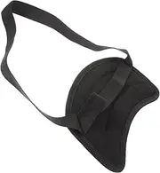 Unloading and Carrying Shoulder Pad Padded Strap Seat Carrying Accessory Shoulder Support Belt Reusable Shoulder Mat Camera Strap Outdoor Shoulder Mat Vest Handbag Black Felt Cloth