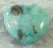Amazonite Chinese 41mm Carved Heart