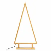 65cm Large Bamboo Christmas Tree LED Table Lamp Light Bedside Xmas - Natural