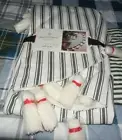 NEW Magnolia HEARTH HAND Green Stripe TREE SKIRT 52" Tassel Farmhouse CHRISTMAS
