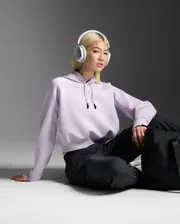 Form Smooth Spacer Crop Hoodie, 2XU, M, Virtual Violet/Virtual Violet, Female