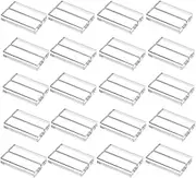 Card Display Stand, Photos Sign Holders, CuiCanfla 20 Pcs Clear Acrylic Place Card Holders, Table Number Stands With Card Slot, Name Card Display Stand for Shop Cafe Wedding Banquet Buffet Events Menu