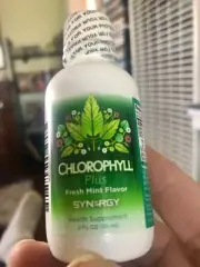 Synergy Liquid Chlorophyll PLUS - Mint - 5 Bottles x 2oz = 10oz - NIB - FRESH!