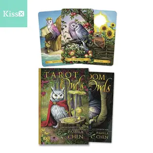 三森 進口正版 貓頭鷹塔羅牌 Tarot of the Owls 卡羅牌