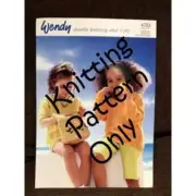 New Wendy 4753 DK and 4-Ply Child Long or Short Sleeve Sweater Knitting Pattern