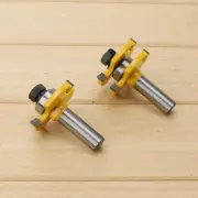1pcs Matched Tongue and Groove Router Bit Set 1/2" Shank