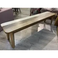 在飛比找蝦皮購物優惠-【新荷傢俱工場】J 482 (170公分) 美式拼色實木長凳