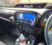 GPS Head Unit For Toyota Hilux 2015-2023 64GB Apple Carplay Android 13 + Camera
