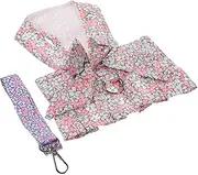 FONDOTIN Adjustable Dog Dress Harness Set Decorative Leash Collar for Puppies Small Pets