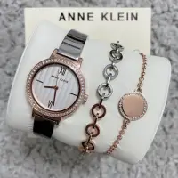 在飛比找蝦皮購物優惠-Anne Klein 時尚經典手環+手錶禮盒 3件組