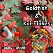 TANKED Thin Small Goldfish & Koi Flakes Tank Pond Fish Food Bulk 4kg
