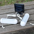 Solar Powered LED Lights Rechargeable Garage Shed Light Garden Outdoor Indoor