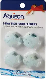 API Weekend Pyramid Fish Feeder 3-Day Automatic Fish Feeder 1.4Oz