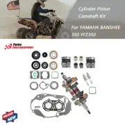 For Yamaha Banshee 350 Stroker Engine Rebuild Crankshaft, Pistons, Gaskets 87-06