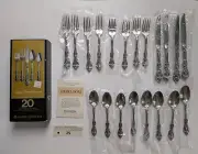Vintage NOS Oneida MICHELANGELO 20 Piece Set Service For 4 Stainless Flatware A