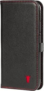 TORRO Phone Case Compatible with Apple iPhone 11 Pro Genuine Quality Leather Flip Cover with [Card Slots] [Horizontal Viewing Stand] [Durable Frame] 5.8 Inch 2019 Release (Black)