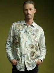 Robert Graham THE KINGNAMM Leopard Medium LIMITED EDITION $498 NWT Classic Fit