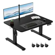 80cm Low Type Electric Standing Desk Adjustable Elevating Desk Black