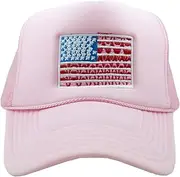 [Katydid] American Flag Foam Trucker Hat
