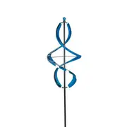 Helix Wind Spinner 247cm Metal Outdoor Ornament Yard/Patio Garden Decor Blue