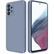 MCC For Samsung Galaxy A52 4G 5G Soft Liquid Silicone Shockproof Case Cover A525 [Grey Purple]