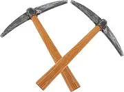 NOLITOY 2pcs Props Dress Pretend Gnome Halloween Dwarf Cosplay Pick Axes Accessories Dwarf Digging Digger Costume Party Costume Carnival Shovel Sponge
