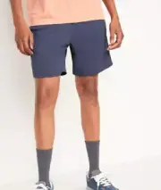 Old Navy Mens Tall XXXL Go-Dry Mesh Performance Athletic Shorts 7" inseam Blue