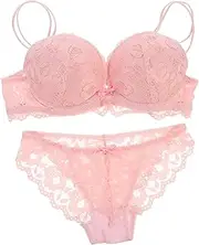 [SHERCHPRY] 2 Sets Bra Underwear Set Undies Slip for Under Dress Push up Bandeau Bra for Women Women Valentine Bikini Underwear Lady- Women Underwear Grace