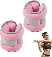 Ankle Weight Straps - 2X Leg Bands Hand Wristbands Set,Home Gym Workout Leg Weights for Home Gym Workout, Outdoor Running, Walking and Yoga
