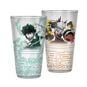 My Hero Academia Izuku & Bakugo 400ml Glass