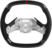 Custom Carbon Fiber Steering Wheel Nappa Perforated Leather Compatible With Corvette C8 2020+ Car Accessories