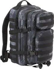 Brandit US Cooper M Backpack, black-grey for Men One Size Black Grey