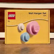LEGO 5005870 Classic Pink Blue and White Wall Hanger Set NEW in Hand