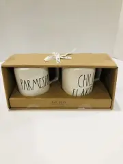 Rae Dunn Parmesan & Chili Flakes Pizza Shaker Set