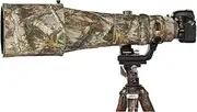 CHASING BIRDS Camouflage Waterproof Lens Coat for Nikon AF-S 600mm F4 E FL ED VR Rainproof Lens Protective Cover (Yellow Tree Camouflage, with FTZ-II)