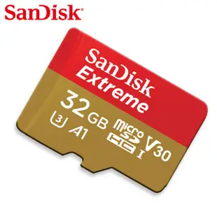 SanDisk 32G 64G 128G A2 Extreme microSD U3 UHS-I 記憶卡 代理商貨