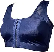 [BIMEI] Women Post-Surgical Sports Support Bra Front Closure with Adjustable Straps Breast Augmentation Bras Compression Bra