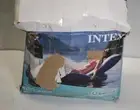 Intex Floating Lounge Pool One Lounge 71" x 53" w Cup Holders Blue & White