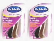Dr Scholl´s High Heel Liners Variety Pack Black Brown Clear- 6 Pairs