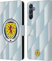 Head Case Designs Officially Licensed Scotland National Football Team 2020-2021 Away Kits Leather Book Wallet Case Cover Compatible with Samsung Galaxy A15