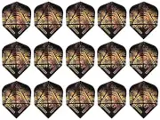 5 Sets Harrows Marathon Standard Dart Flights -Ship Tracking - Eye of Providence