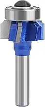 Edging Router Bit,Rounding Over Bit - 4-Tooth Professional Carbide Woodworking Bit for Round Edges