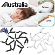 Bed Mattress Sheet Clips Holders Fasteners Grippers Straps Suspender Fitted BC