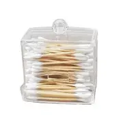 Cotton Swab Box - Transparent Cover Dustproof Cotton Swab Toothpick Storage7211