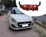 suitable Suzuki Swift Sport mk3 A2L Fire extinguisher holder bracket
