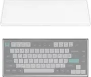 Geekria 75% 84-Key Knob Keyboard Dust Cover, Clear Acrylic Keypads Cover, Compatible with Keychron Q1 HE/Max/Pro / V1 / V1 Max, Aula F75 Pro, F75 (Frosted)