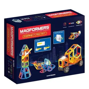 美兒小舖COSTCO好市多線上代購～Magformers 磁性建構片-閃光車(1盒裝)